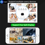 WiFi 10 X Zoom 3 MP Smart Security Camera Binocular Zoom Wide Angle 360 View PTZ with Dual Lens Face Recognition Motion Detection Alarm