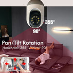 Maizic Smarthome Penguin 3MP HD Mini PTZ IP Security Camera with Colored Night Vision