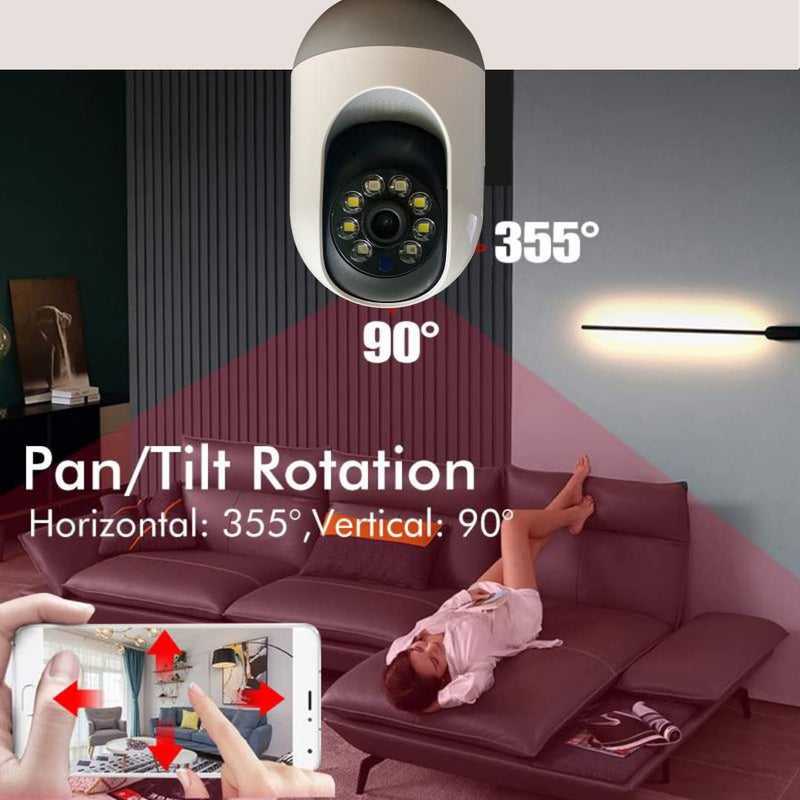 Maizic Smarthome Penguin 3MP HD Mini PTZ IP Security Camera with Colored Night Vision