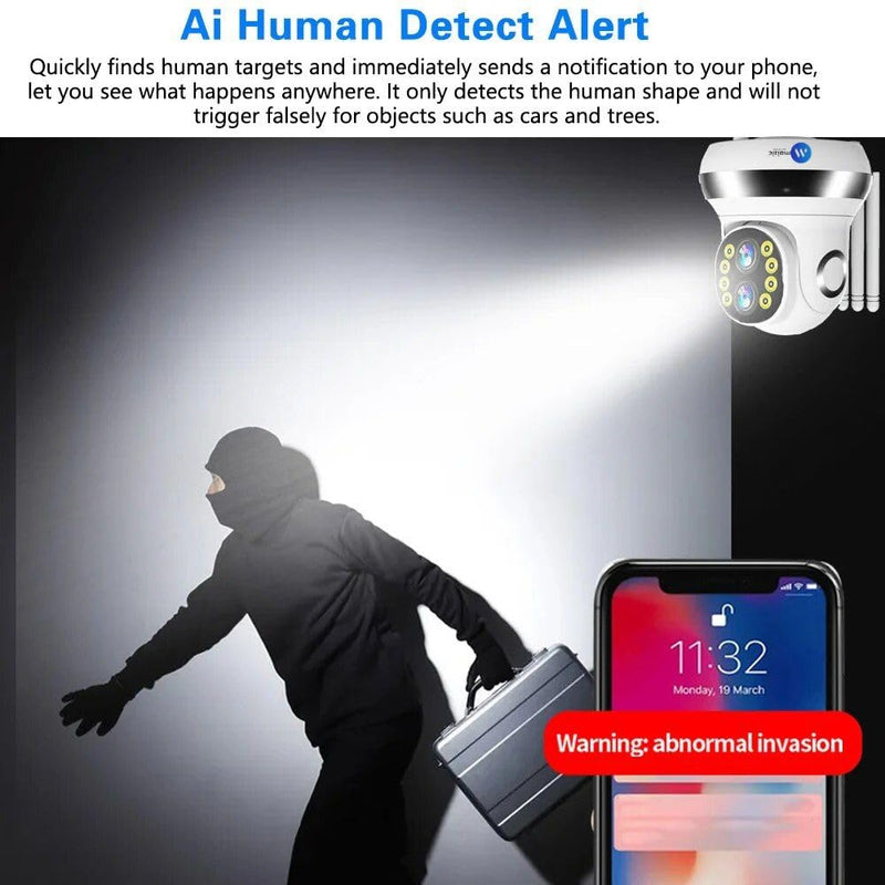 Falcon 15X Optical Zoom 4 MP UHD WiFi Indoor Home Security Camera