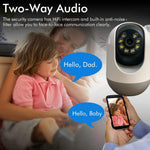 Maizic Smarthome Penguin 3MP HD Mini PTZ IP Security Camera with Colored Night Vision