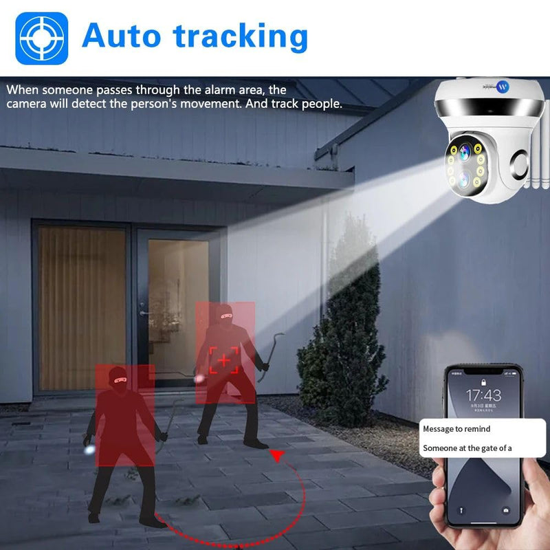 Falcon 15X Optical Zoom 4 MP UHD WiFi Indoor Home Security Camera