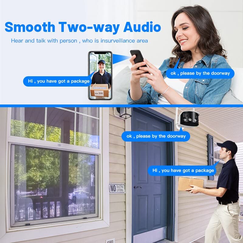 4g PTZ HD Night Vision /Motion Detection Alarm/ Two Way Audio Smart Security Camera