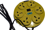 Extension Board Round Yellow 6 Amp