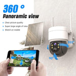 Ubercam Series 5MP Solar WiFi Night Vision, Motion Detection IP PTZ Wireless CCTV Camera