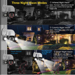 Super Knight WiFi Full Color Night Vision, 5MP HD Security Camera