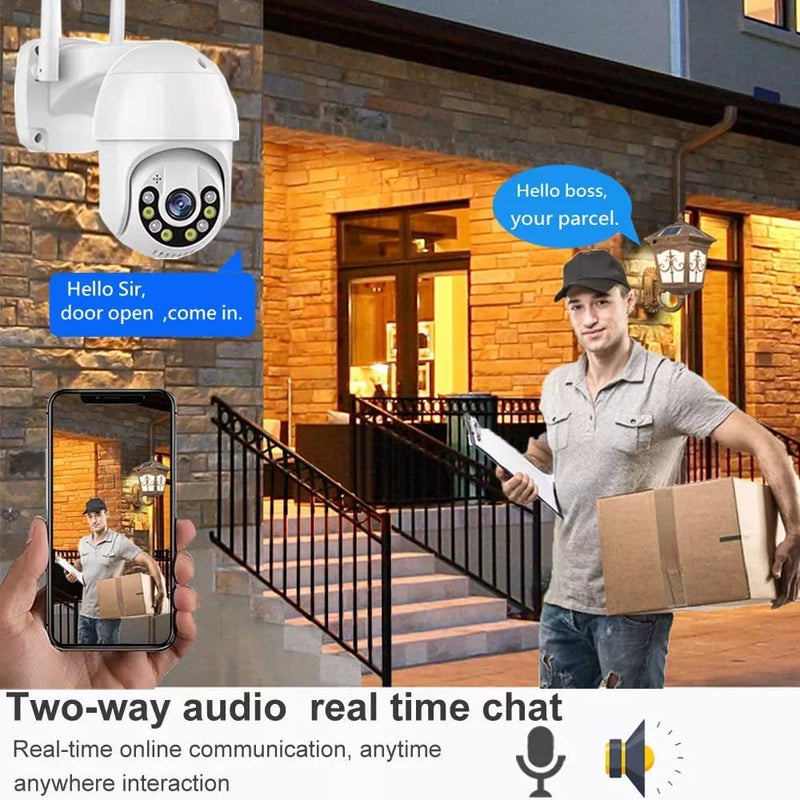 3MP Dragonfly AI PTZ Security WiFi Camera with 4X Zoom